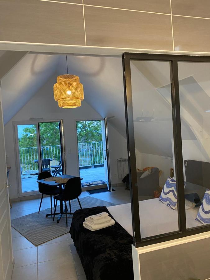 Appartement Lu'Ermael Avec Vue Mont Saint Michel Courtils Kültér fotó