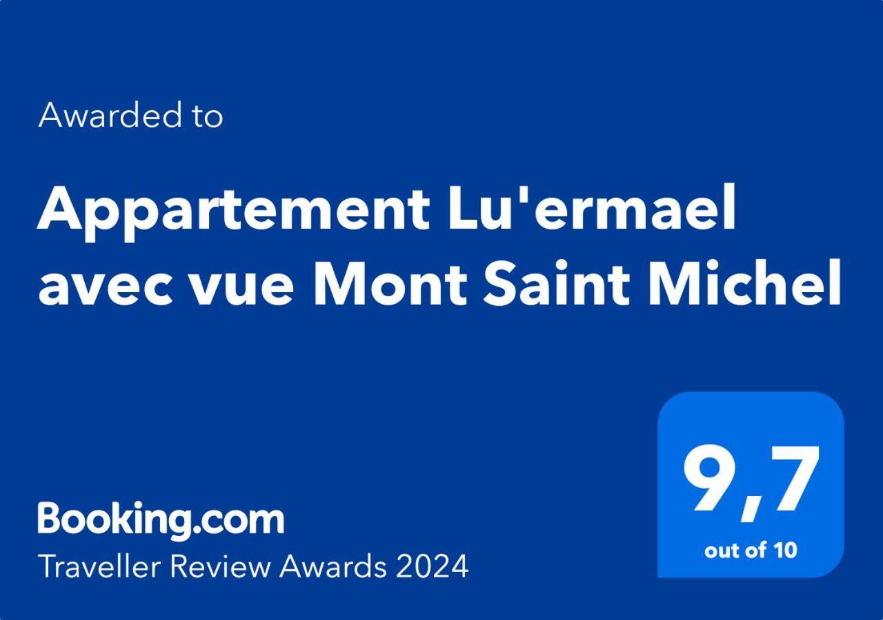 Appartement Lu'Ermael Avec Vue Mont Saint Michel Courtils Kültér fotó