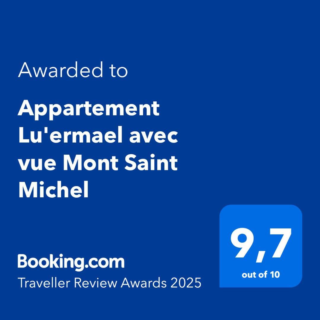 Appartement Lu'Ermael Avec Vue Mont Saint Michel Courtils Kültér fotó